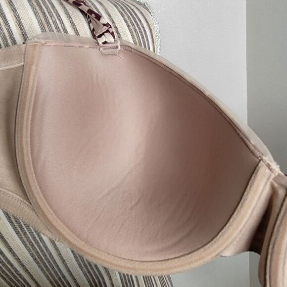 Vanity Fair Age Defying Lift Convertible Leopard Print Underwire Bra - Picture 6 of 8